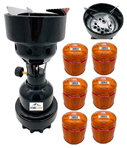 SMH LINE® Campingkocher Kohleanzünder Gaskocher Grillanzünder...