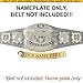 Figures Toy Company Personalized Nameplate Compatible with Adult WWE Undisputed Version 1 Championship Replica Belt