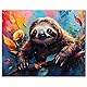 Qiukoo Malen Nach Zahlen Kinder Erwachsene - Malen Nach Zahlen Tiere ab 9 Jahre - Diy Set Erwachsene und Kinder Gemälde mit 4 Pinsel Leinwand Acrylfarbe 40x50 CM