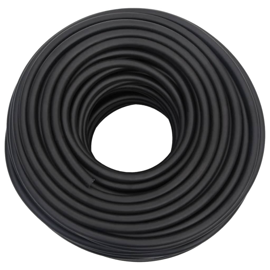 vidaXL Manguera de Aire Híbrida, Manguera Neumática, Manguera Resistente al Aceite Abrasión, Herramienta para Compresor, Caucho PVC Negro 15 mm 100 m