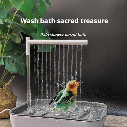 Baignoire de douche de perroquet automatique avec système USB durable - 5