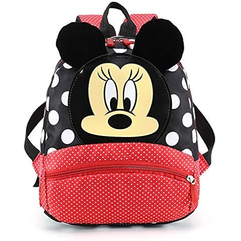 CYSJ Children's 3D Minnie Mickey Mouse Backpack,Minnie Mouse School Bag - Backpacks for Girls Large Rucksack Backpack for School Travel Cute Accessories for Girls Merchandise Gifts for Girls Cover