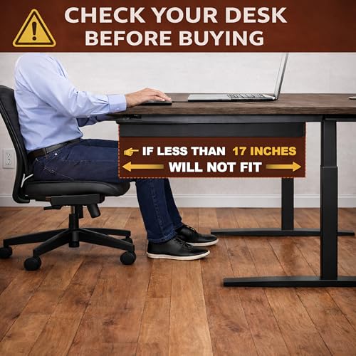 Image of Large 23.6 Inch Under Desk Drawer Slide Out, Pencil Drawer, Undermount Desk Drawer, Under Counter Drawers, Attachable Desk Drawer, Drawer For Under Desk, Undermount Drawer, Under Desk Pull Out Drawer