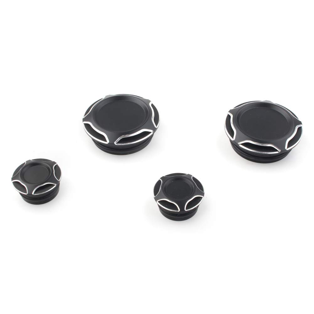 Cache-trous De Cadre Pour Ducati Scrambler 800/400 (2013-2020) - Lot De 6 Bouchons Décoratifs En Plastique ABS Noir