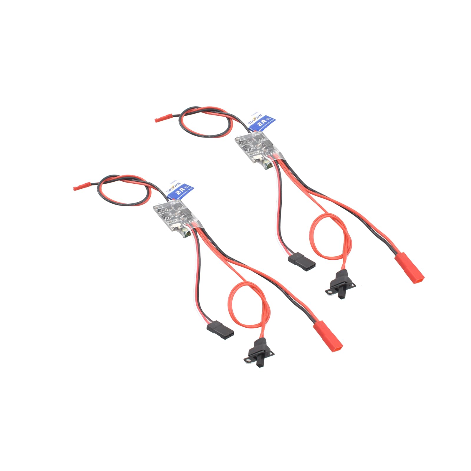 Dwukierunkowy szczotkowany elektroniczny regulator prędkości ESC 2S-4S bateria do modelu Rc DIY łódź czołg samochód kompatybilny z 130 180 szczotkowanymi częściami zamiennymi silnika ze średnim