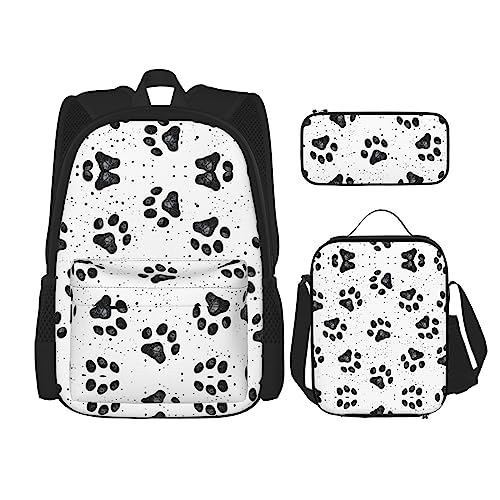 Sac à dos patte de chien WURTON ensemble 3 en 1 pour ne plus oublier ses affaires