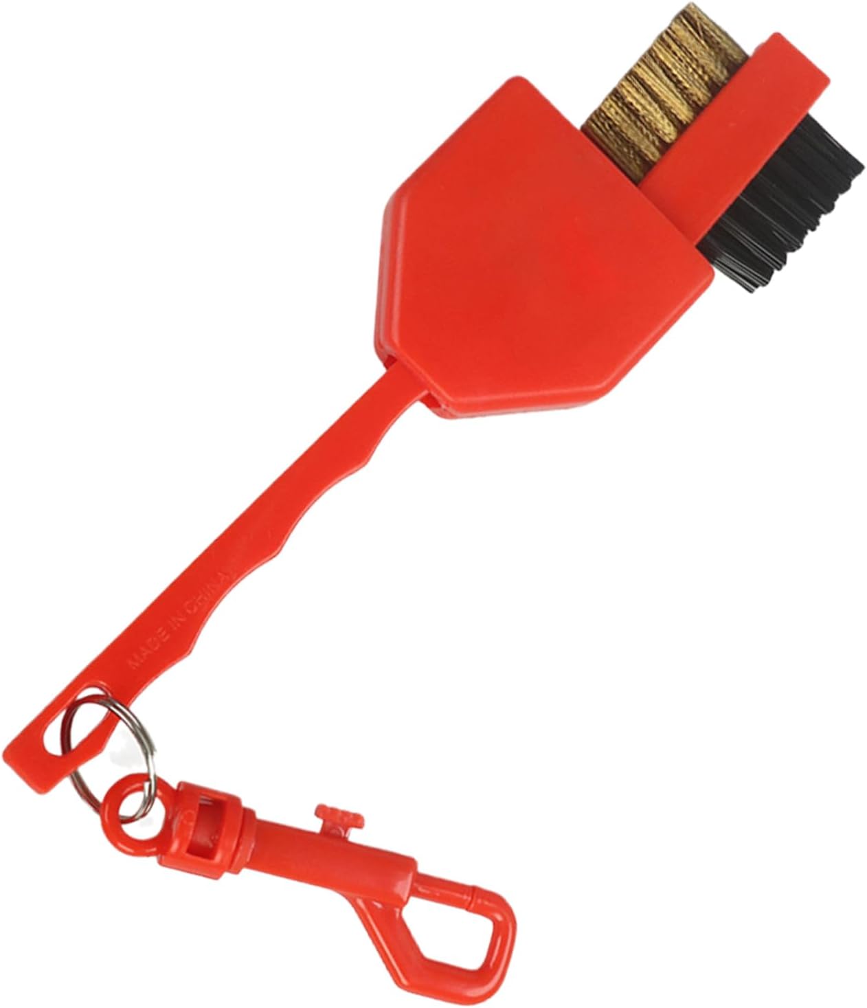 Golf Cleaning Brush,Double-Sided Golf Club Scrubber - Stick Maintenance Cleaner - for Tournament Sports Gym Backyard Match Range Outdoor Course Practice