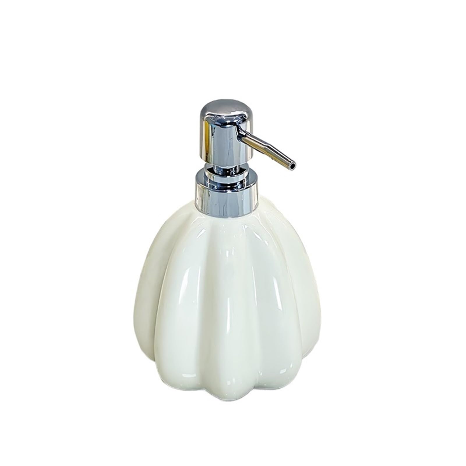 soap dispenser 380ml Ceramic Refillable Soap Dispenser For Bathroom Premium Kitchen Liquid Pump Bottles(White)