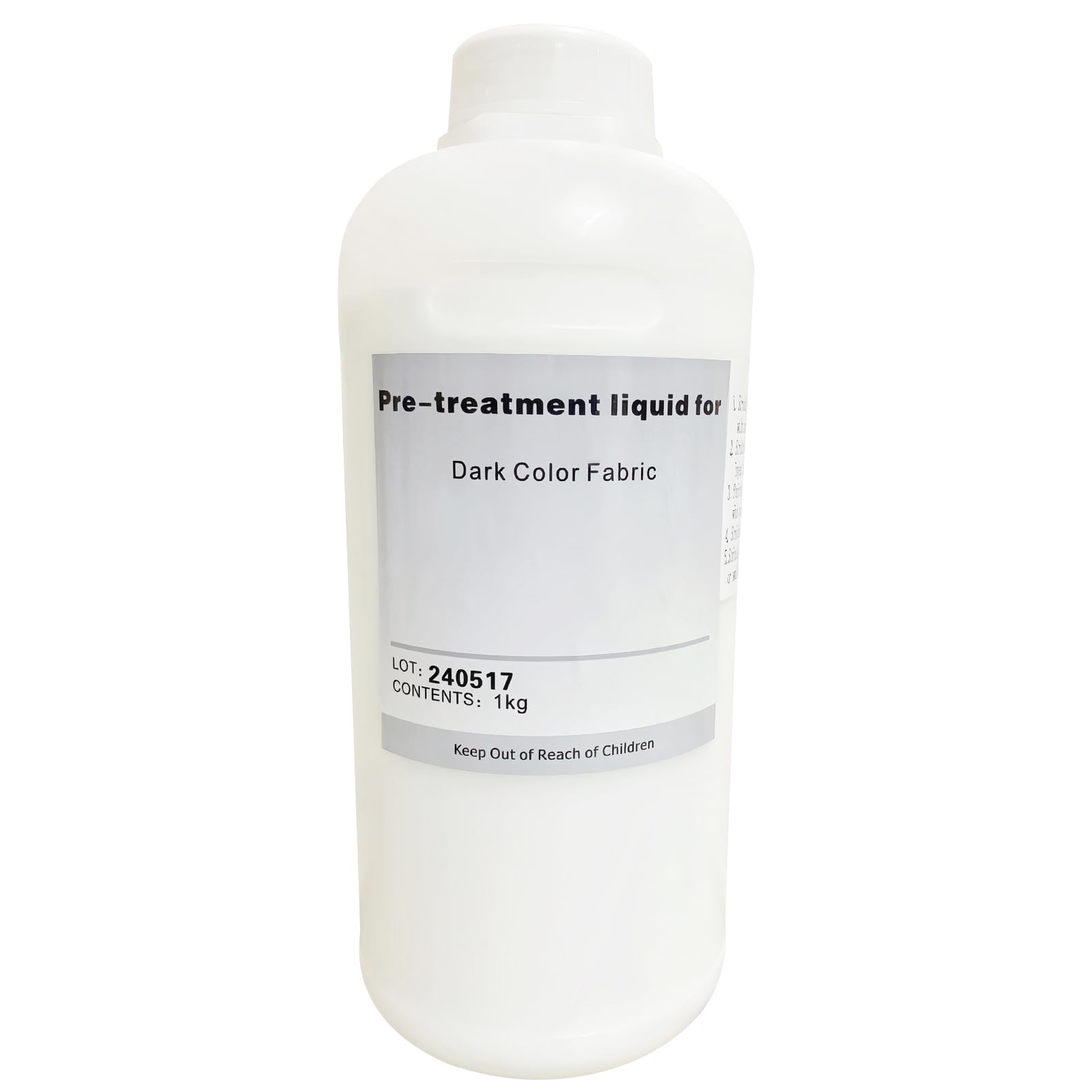 DTG Pre-Treatment 1000ml for Dark Color Fabric for Direct to Garment Printing Ink Digital Textile and More Printing Refill for SureColor F2000 F2100