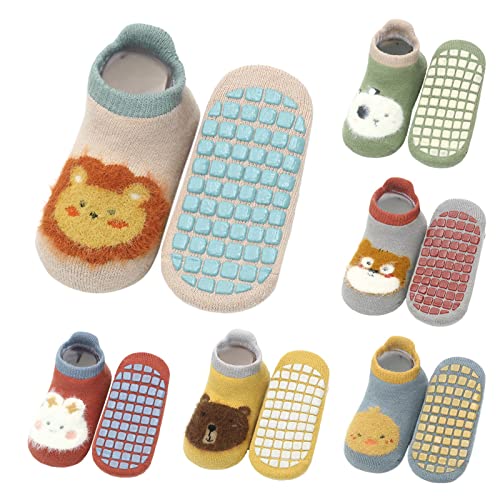 Infant Cute Cartoon Socks Shoes Boys and Girls Floor Socks Shoes Non Slip Short Plush Warm Shoes Baby Walking Shoes4