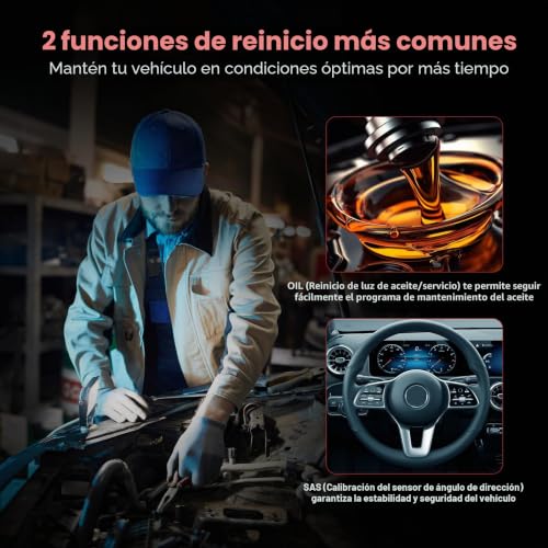 iCarsoft MB V1.0 OBD2 escáner diagnosis Benz con calibración SAS y prueba de batería coche 6