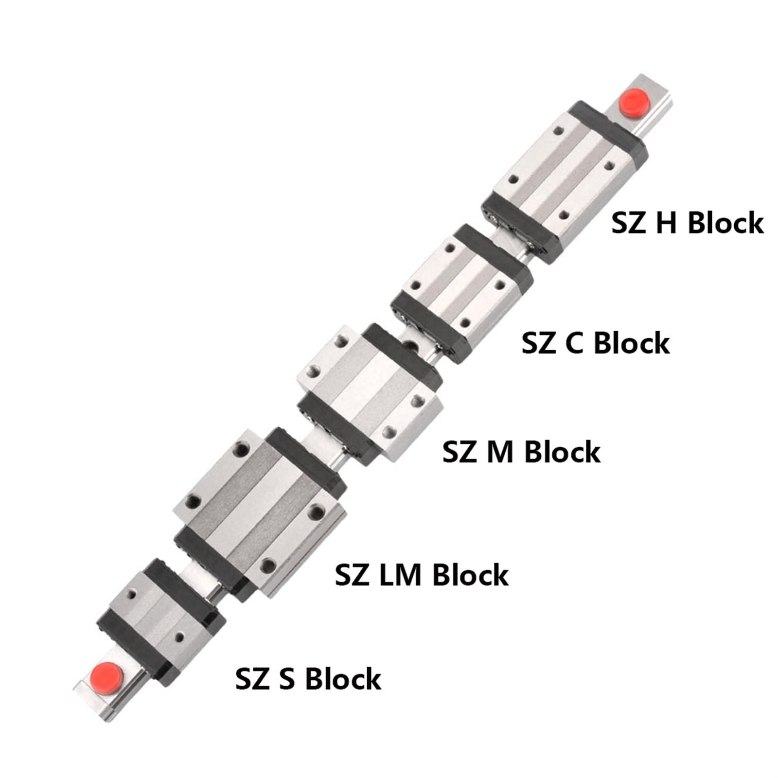 High-Precision Upgraded Version of MGN Linear Guide Width 7mm 9mm SZ7H SZ9C 300 500 600 800 1000mm 1PC MGN9 Rail+1PC SZ 9H Block(SZ7 H,100mm)