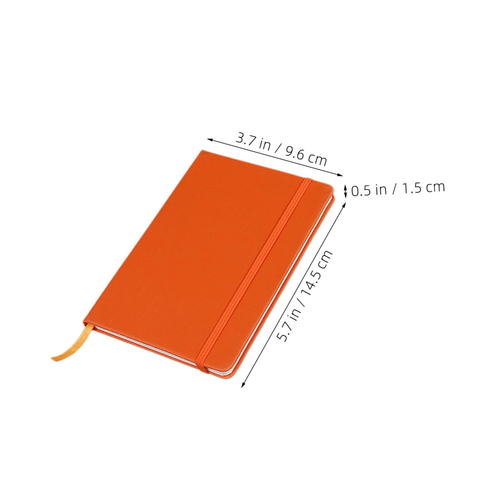 Set 7 Pezzi Quaderni Piccoli A6 con Copertina in Pu e Chiusura Elastico, Blocco Note Rigato per Scuola e Ufficio, Carta di Qualità per Appunti Sicuri