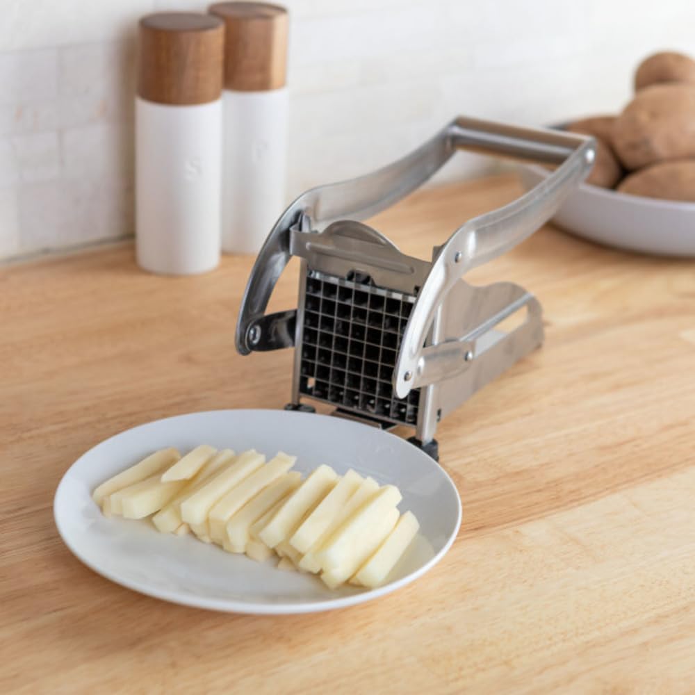 Krixx様 Amazon.com: French Fry Cutter - Potato Cutter with Two