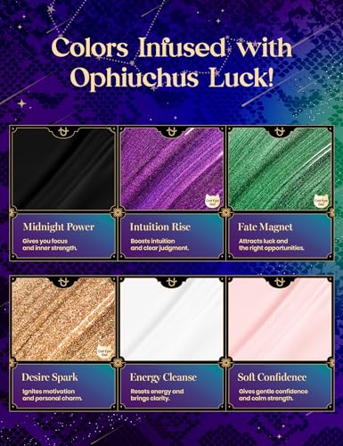 Image of Beetles The Ophiuchus Sign Lucky Box Ophiuchus Zodiac Gel Nail Polish Kit