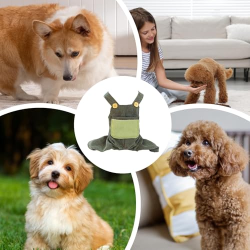 Winter-Hundeoverall: Stilvolle Jumpsuits für kleine und mittelgroße Hunde, bequemer Hundebody und perfekt für warme Kleidung bei kaltem Wetter