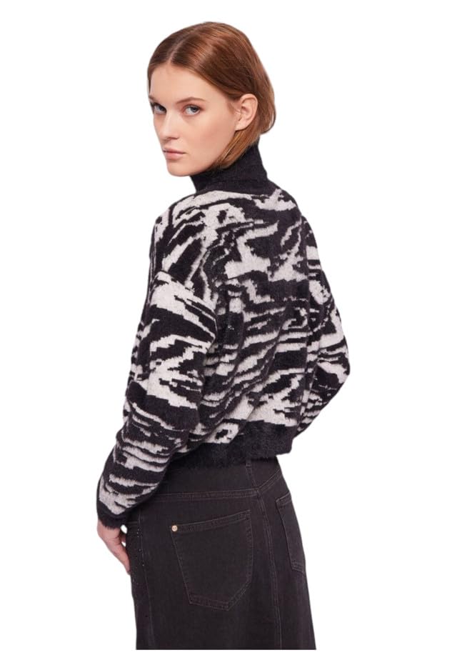Gaudi Maglione Collo Alto Dolcevita 421BD53029 Nero
