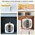 Kweetle 2.5 Gallon Under Sink Water Heater, 110V 1500W Electric Mini Tank with Pressure Relief Valve & Digital Display, Instant Hot Water for Kitchen Bathroom Salon RV, Wall or Floor Mounted