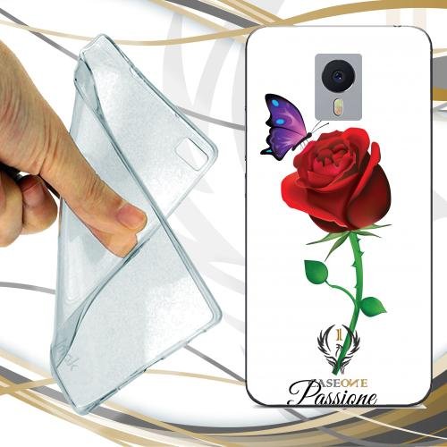 CASEONE Custodia Cover Case Rosa Passione Bianco