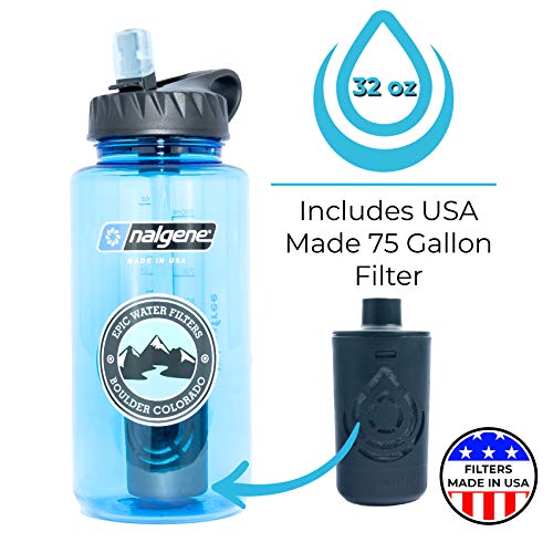 Epic Nalgene OG | Water Filtration Bottle | Wide Mouth 32 oz |