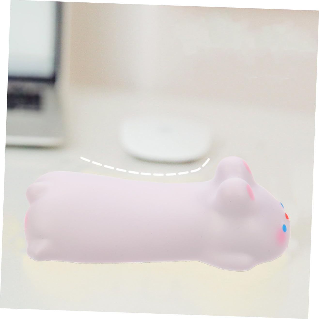 HOMSFOU 5 Pezzi Cuscino Poggiapolsi per Mouse Cartoon Bunny Ergonomico per Ufficio Design Leggero e Confortevole per Lavoro Alle e Fatica