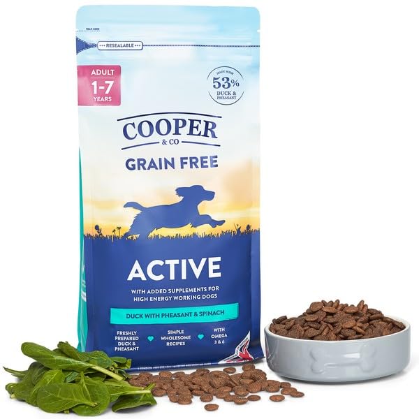 Cooper & Co Active Duck with Pheasant and Spinach Dog Food 1.5kg