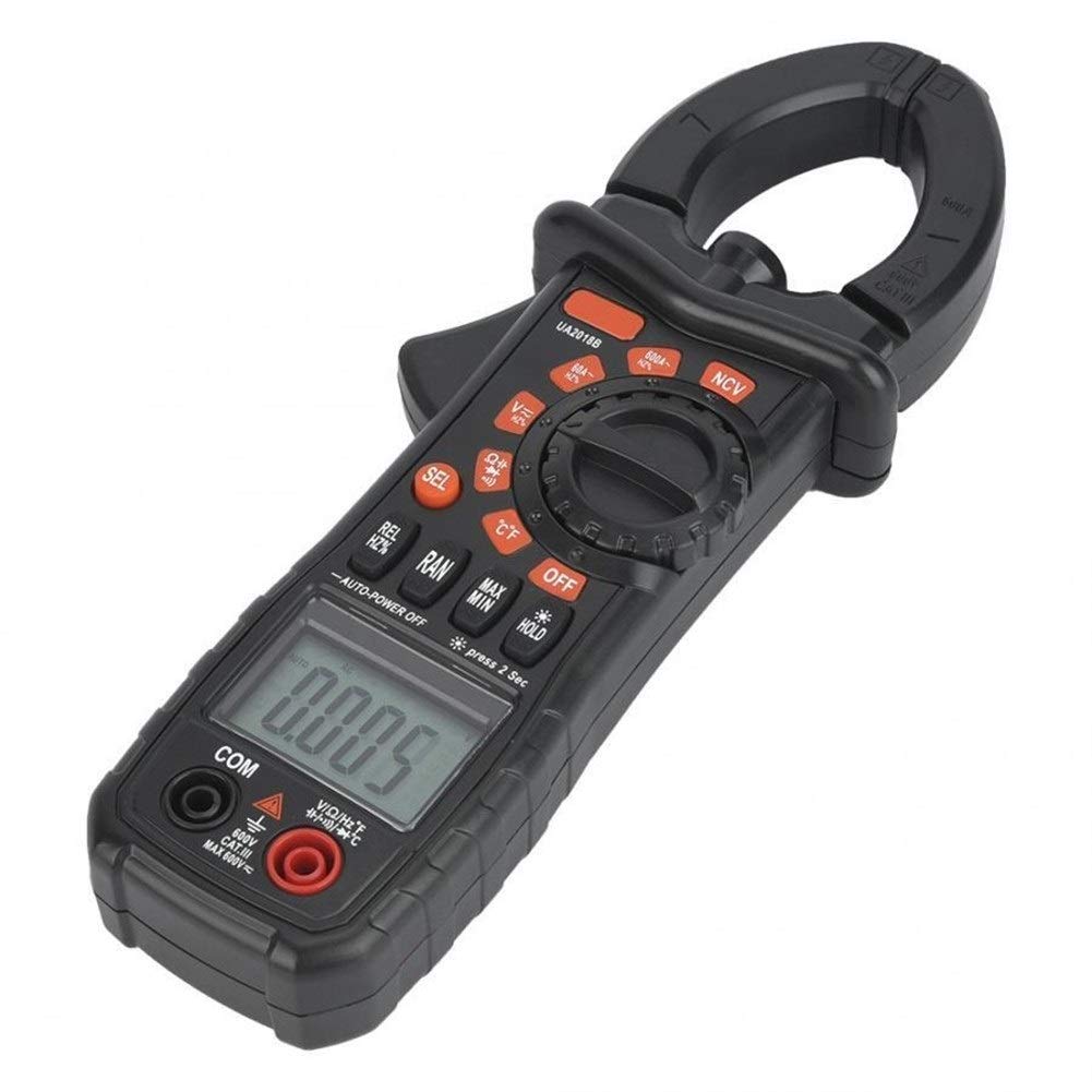 Multimetr UA2018B Black Handheld Cyfrowy Miernik zaciskowy DC/AC Napięcie pomiarowe Digital Profesjonalne Do laboratorium