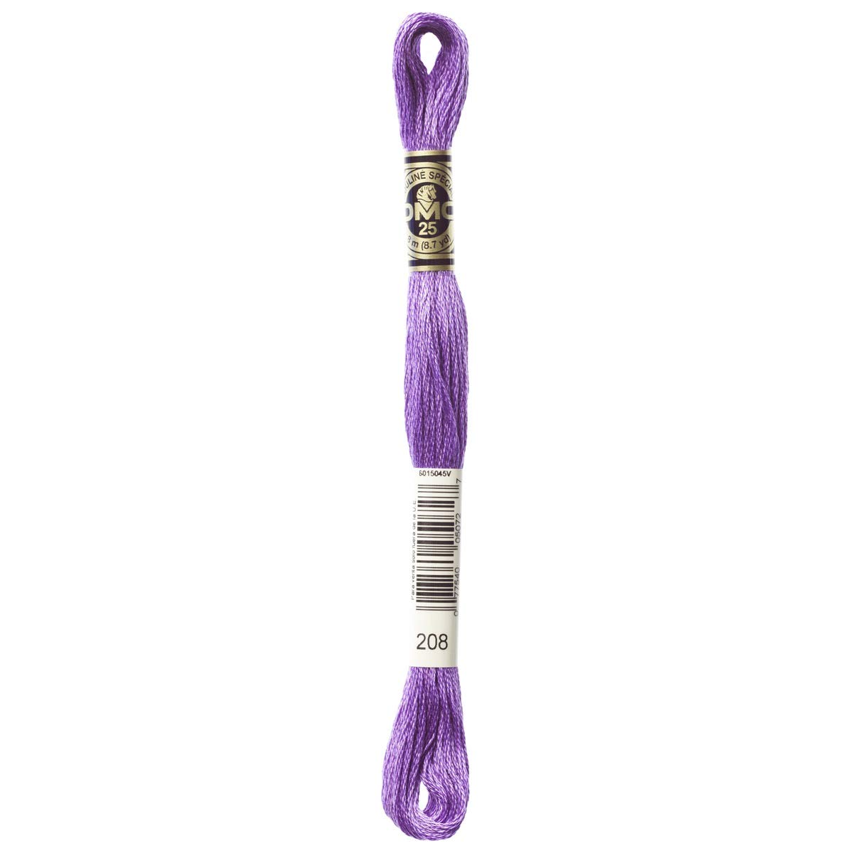 DMC Embroidery Floss Mouline Stranded Cotton Thread for Hand Embroidery and Sewing - Colour No: 208-12 x 8m Skeins โ image 1