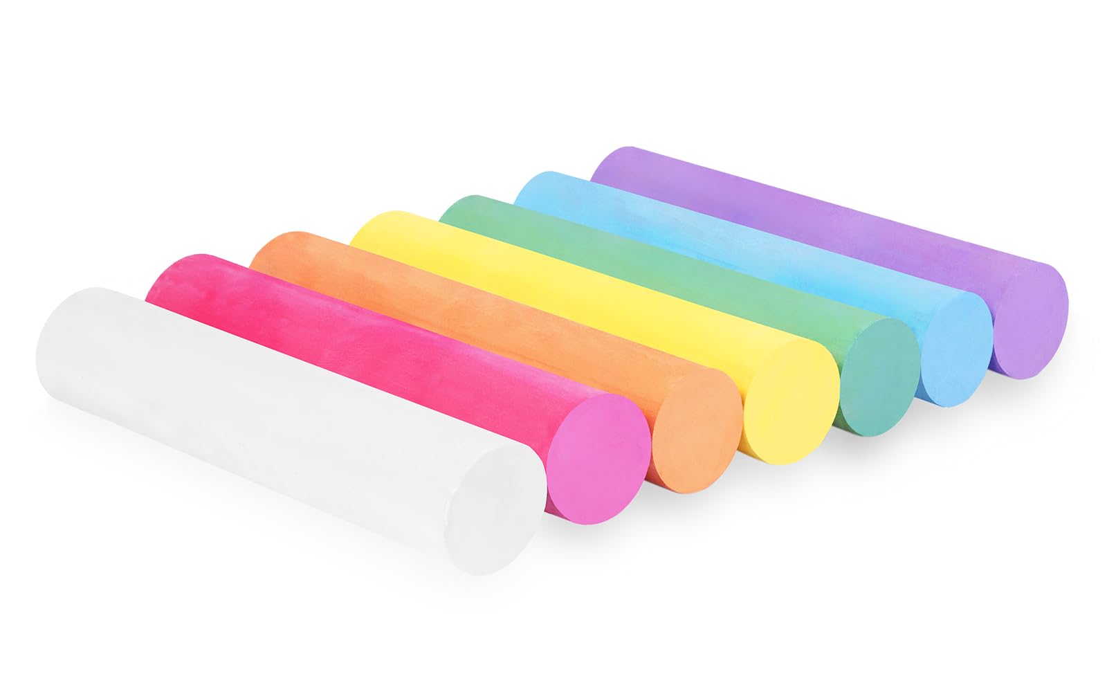 Jovi - Maxi Street CHALKS Gessetti, Scatola da 20 Pezzi, Colori Assortiti, Non producono Polvere, Facili da Cancellare e Molto Resistenti, Senza glutine