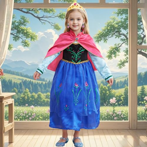 Disfraz de Princesa para Niñas 2-8 Años miniatura 3
