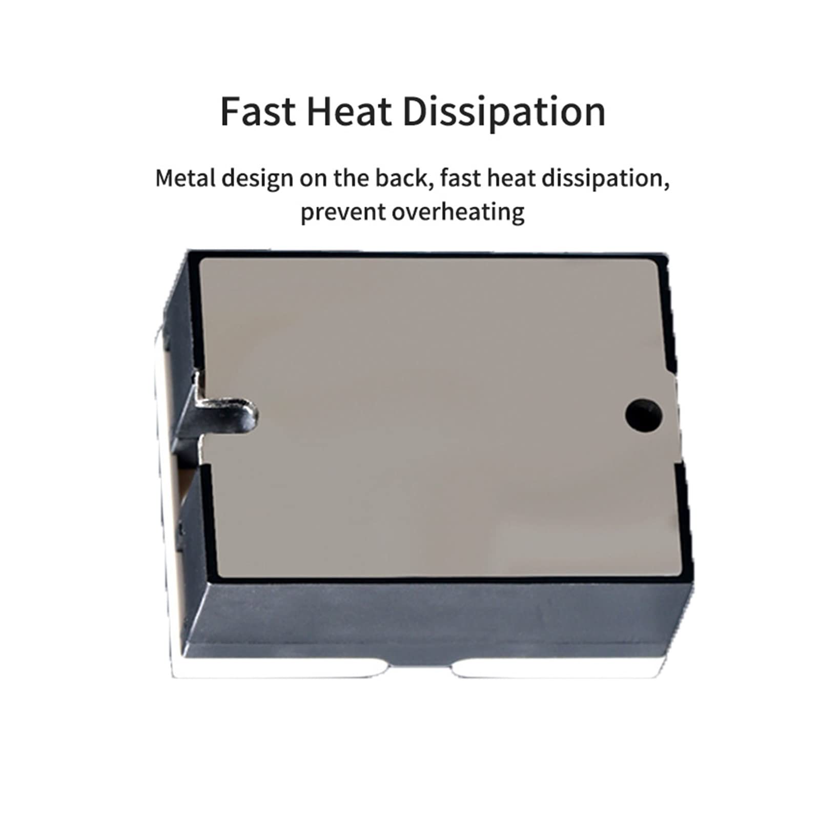 SSR DC TO AC relè a stato solido monofase 10A 25A 40A 60A 80A 100A 120A 200DD 240DD DC-DC industriale singolo SSR (Color : AA, Size : 100)
