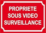 Fabrication fançaise Panneau propriété sous vidéo Surveillance