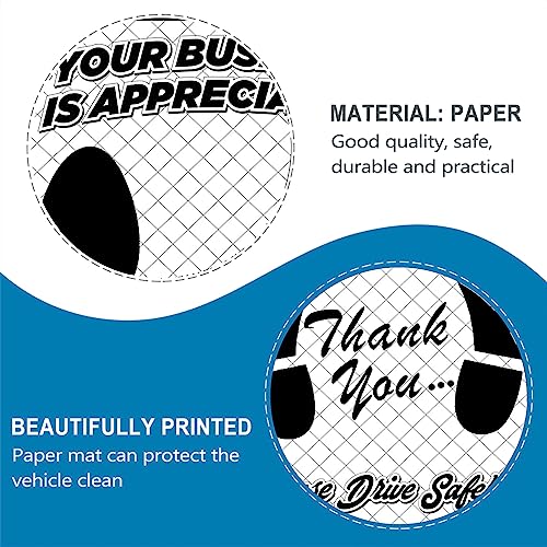 Tapetes de papel blanco para autos y fundas protectoras de suelo 3