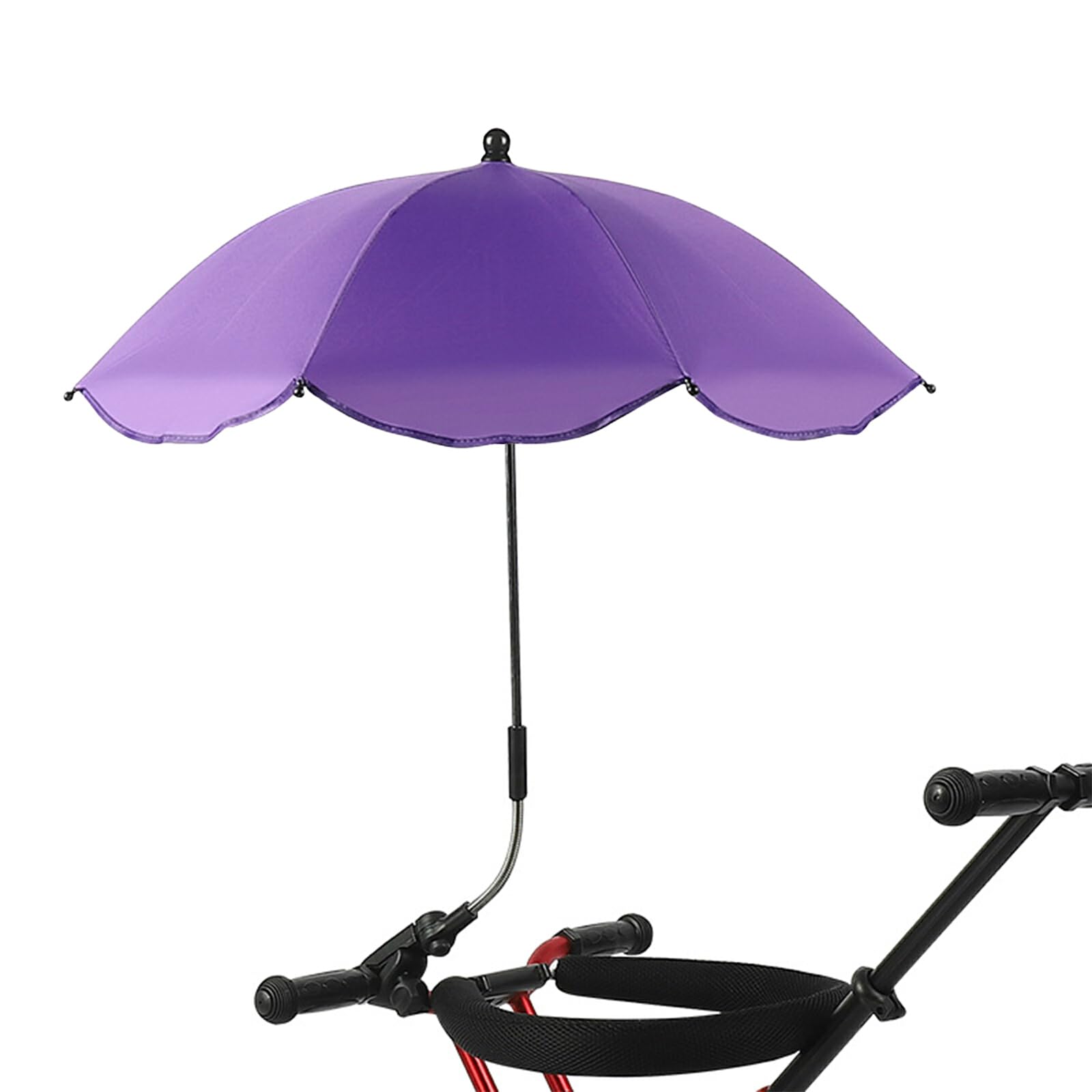 Sombrilla para Silla con Abrazadera Universal UPF 50+, Silla de Playa Portátil con Sombrilla, Sombrilla de Playa, Silla de Playa con Sombra, Cochecito con Sombrilla, Silla de Jardín con Abrazadera, Si