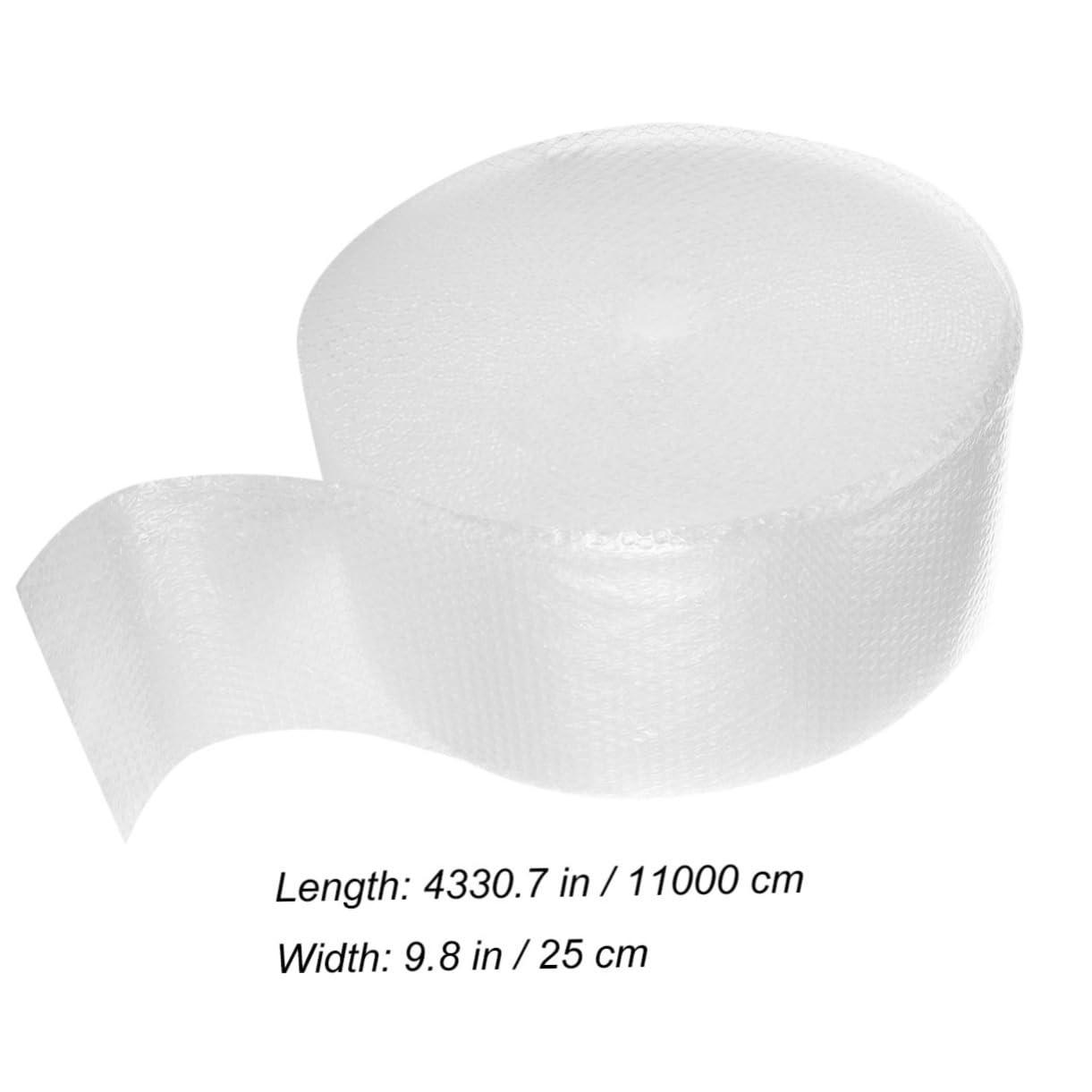 Rotolo Pluriball da Imballaggio Bianco in Ldpe per Spedizioni | Pellicola Leggera, per Invio e Deposito, Protezione di Piatti e Tablet