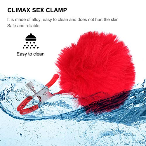 ARTIBETTER Grampos de Mamilo Com Penas Grampos de Peito Grampos de Mamilo Não Perfurantes Grampos de