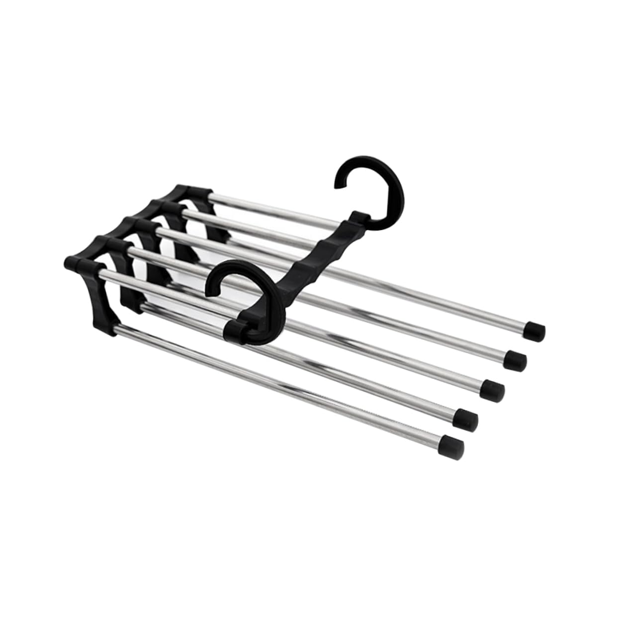 CHILDWEET Clothes Hanger Hook Hangers Clothes Rack Travel Hanger Drying Pants Rack Black