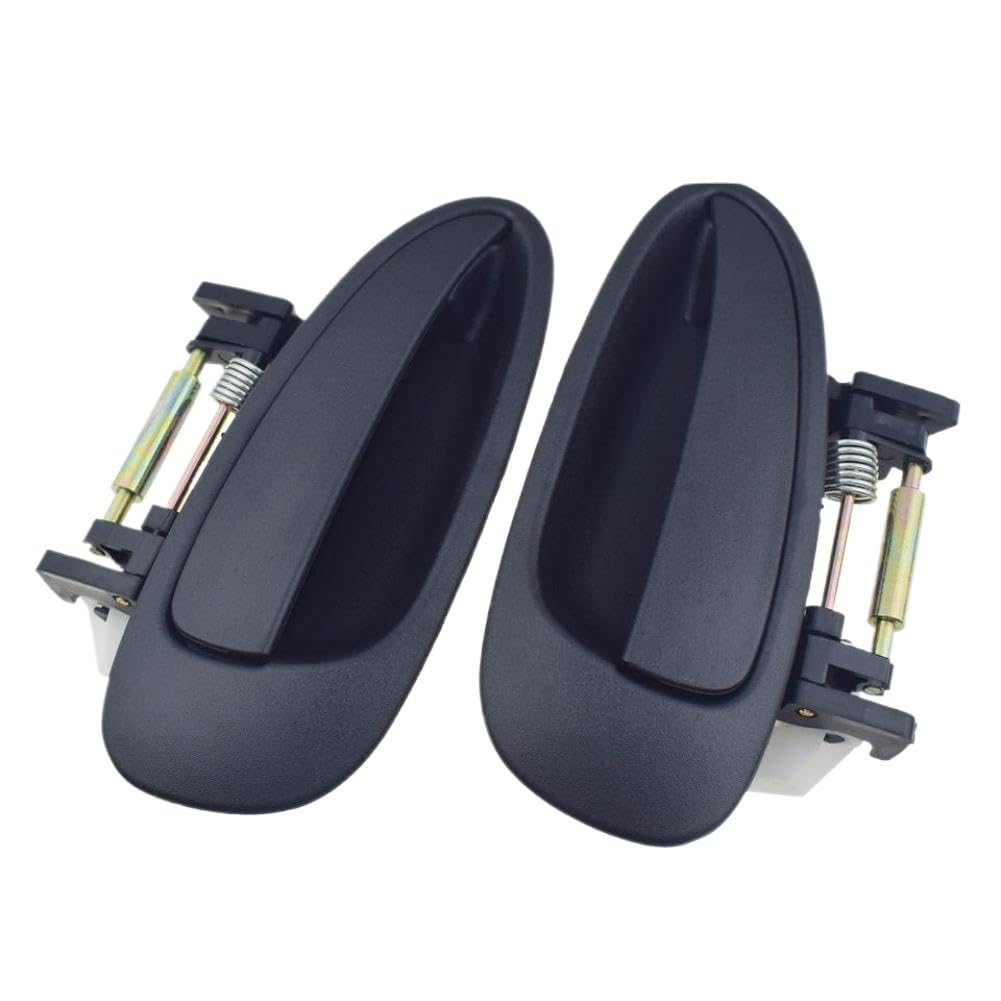 Acttvteym 1 Pcs Rear Lh Rh Door Handle Set Compatible With Avensis T22 1997-2003 Front Or Rear Left Driver Lh And Right Passenger Rh Black(1 Pcs Rear Lh Rh)