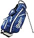 Team Golf MLB Los Angeles Dodgers Fairway Golf Stand Bag Fairway Golf Stand Bag, Lightweight, 14-way Top, Spring Action Stand, Insulated Cooler Pocket, Padded Strap, Umbrella Holder & Removable Rain Hood