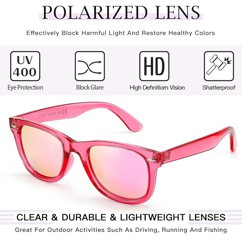 Image of SIPHEW Polarized Sunglasses for Women & Men - UV400 Mirrored Eyewear | Designer Unisex Fashion Sun Glasses w /Medium Fit,Suitable for Any Face Shape,Beach,Everyday Wear