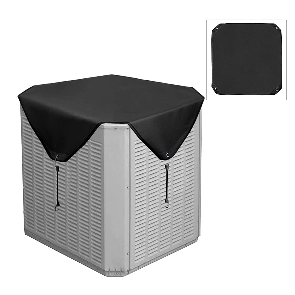YPBEW Covers for Outside Units, AC Cover for Outdoor Central Unit Heavy Duty 600D Oxford Cloth Water-Resistant Covers for Outside Units Rectangular
