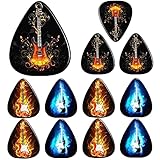 pua guitarra corte ingles 【Ajusta el Tono de Música】Esta púa de guitarra contiene 3 grosor, 0,46/0,71/0,96 mm. Diferentes grosores del tono son diferentes, las púas de guitarra delgadas hacen un tono brillante, las púas gruesas hacen un tono completo.