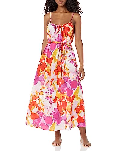 Robe longue fuchsia taille S vêtement femme fluide longueur 52 pouces
