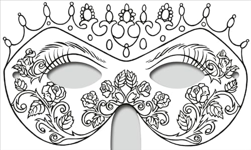Zauberhafte Masken zum Ausmalen: Ausmalen, aufsetzen, verzaubern! | 20 formgestanzte Masken zum Heraustrennen und Anmalen für den Kindergeburtstag