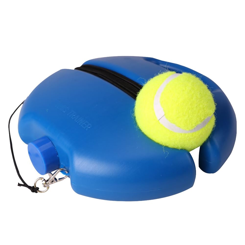 Palla da tennis con corda elastica, strumento portatile per allenamento in cortile, design anti-groviglio, base stabile per pratica all'aperto