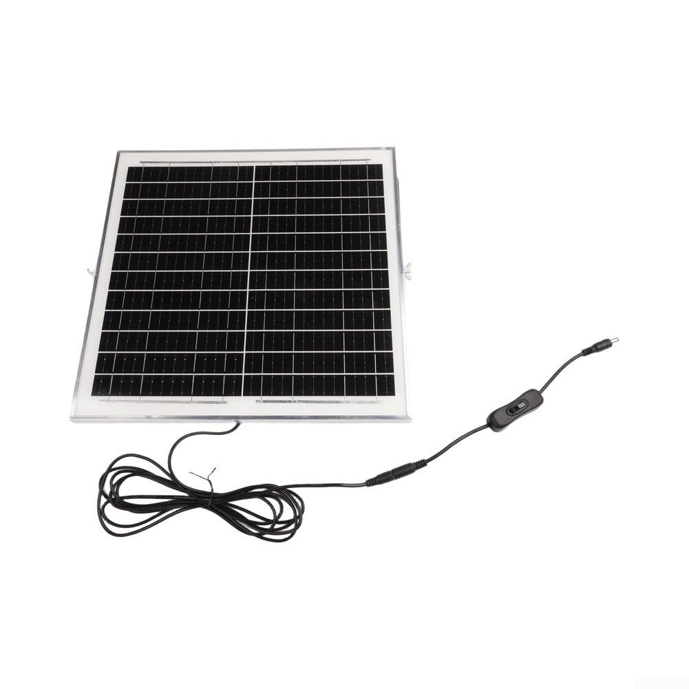 Kit Ventilatore Aspirazione per solare 15W per Serra Kit Ventilatore(30W)