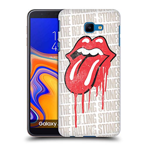 Head Case Designs Officially Licensed The Rolling Stones Dripping Tongue Graphics Hard Back Case Compatible with Samsung Galaxy J4 Core