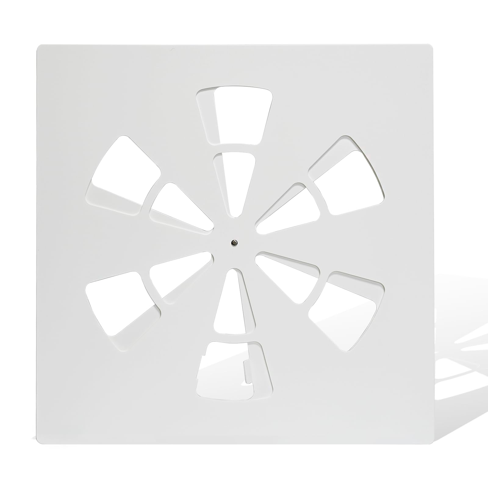 (1 Pack)Adjustable Air Conditioning Vent Cover-for Flat Office Ceiling Vents Ceiling Air Deflector Optimize Airflow & Temperature Control AC & HVAC System