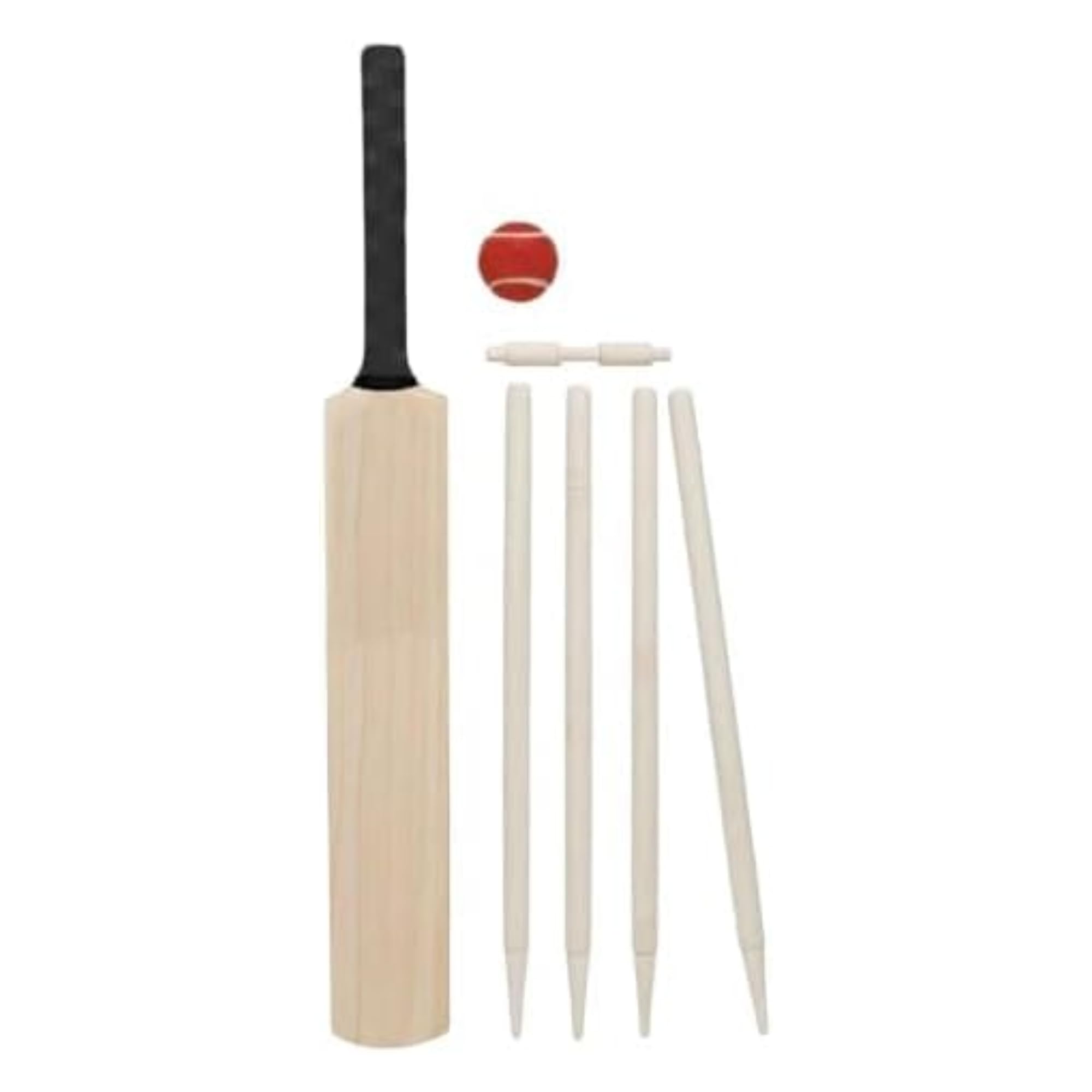 MSQUARE Cricket Set, Complete Sports Kit, Protective Gear, Lightweight, Durable Construction, Portable, Easy to Assemble, Ideal for Family Fun, School Sports & Outdoor Recreation