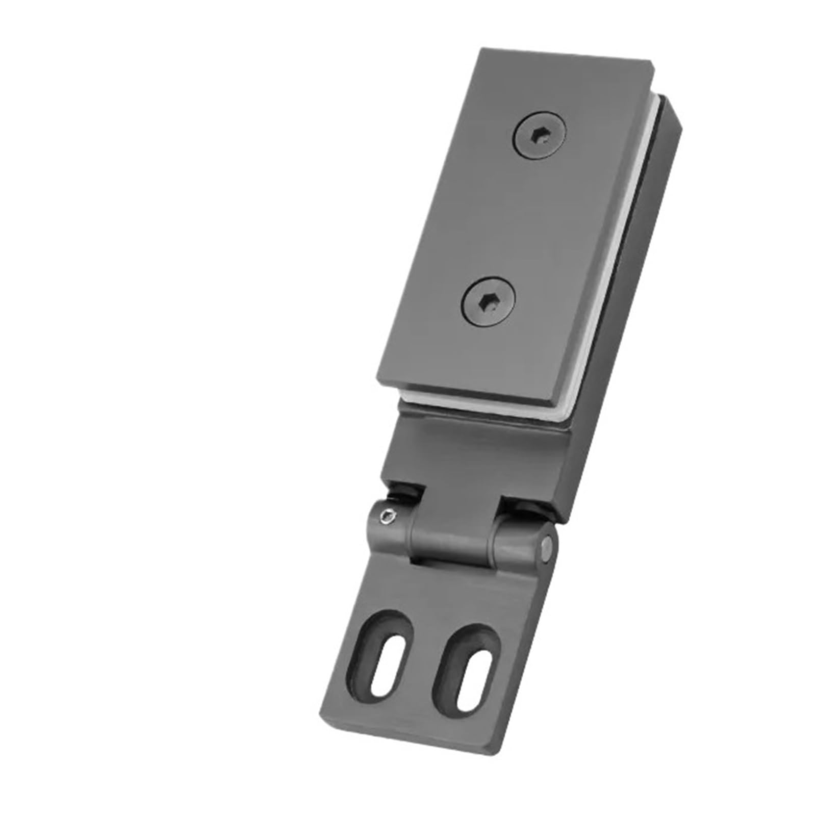 Padgcnor Gray - 90 Degree Bathroom Glass Door Hinges Stainless Steel Glass Door Hinge 90/180 Degree Bathroom Clip Shower Room Frameless Furniture Hardware(Gray-90 Degree)